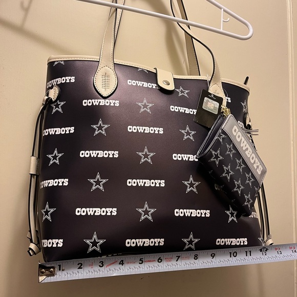 Dallas Cowboys tote purse with a wallet. New - Picture 4 of 7